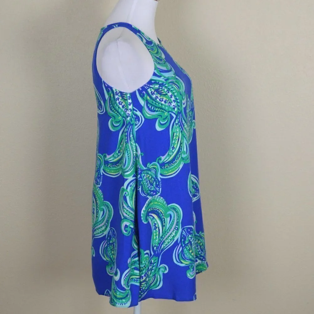 Lilly Pulitzer Wright Dress Blue Crush XS - Picture 5 of 7